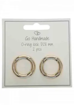 Go Handmade O-Ring Lås 28 mm (2 stk)